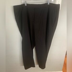 Calvin Klein Black Straight-Leg Trousers